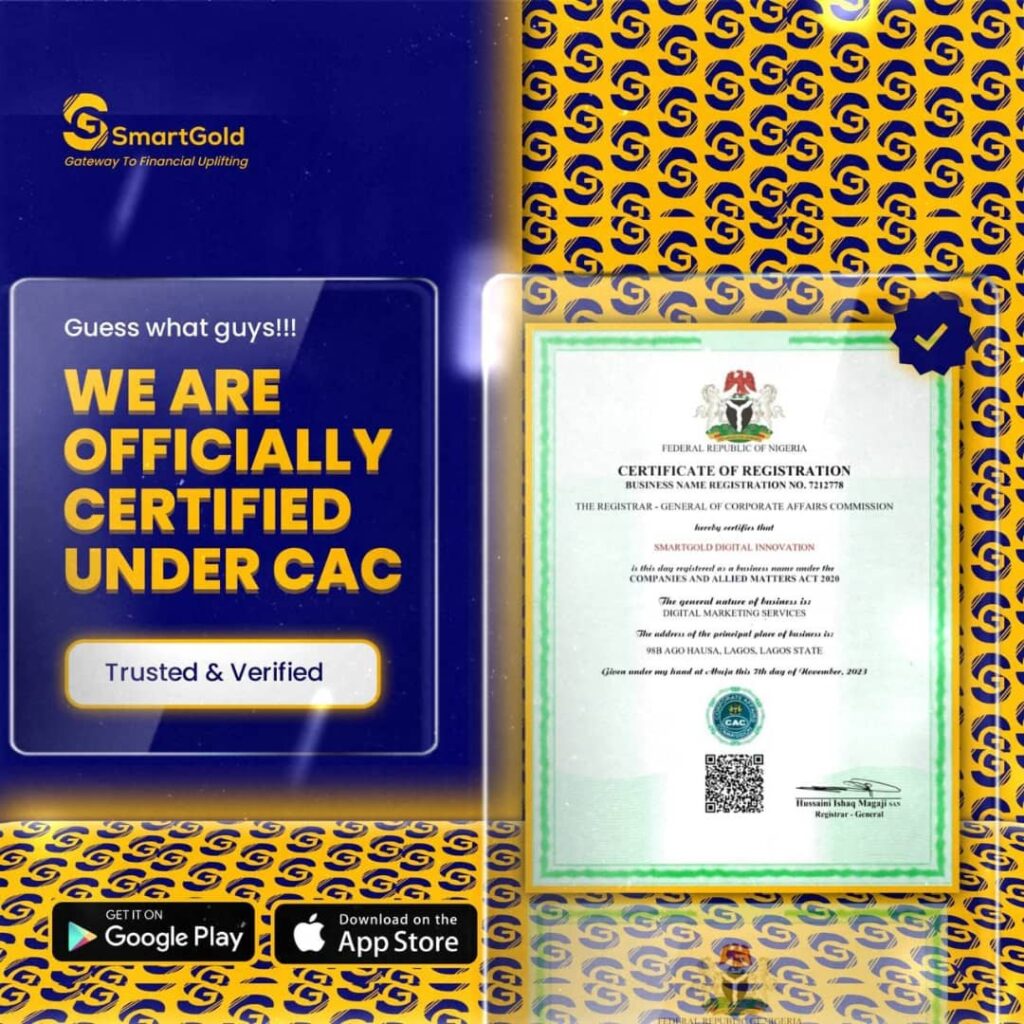 smartgold  cac registration