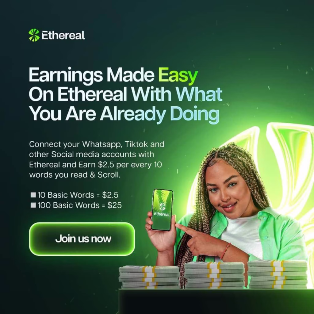earn on ethereal
